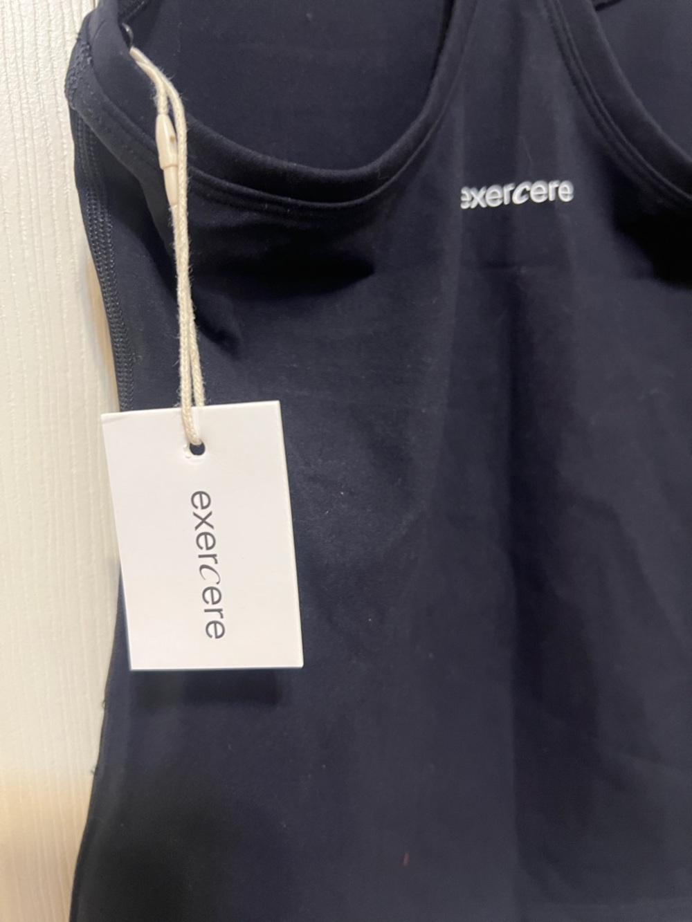 Exercere Black Racerback Performance Tank Top - Picture 4 of 5